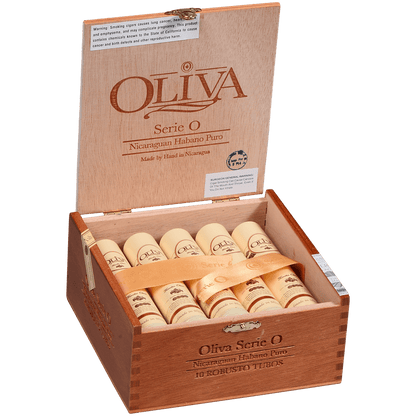 OLIVA SERIE O ROBUSTO TUBOS 10 CT. BOX 5.00X50
