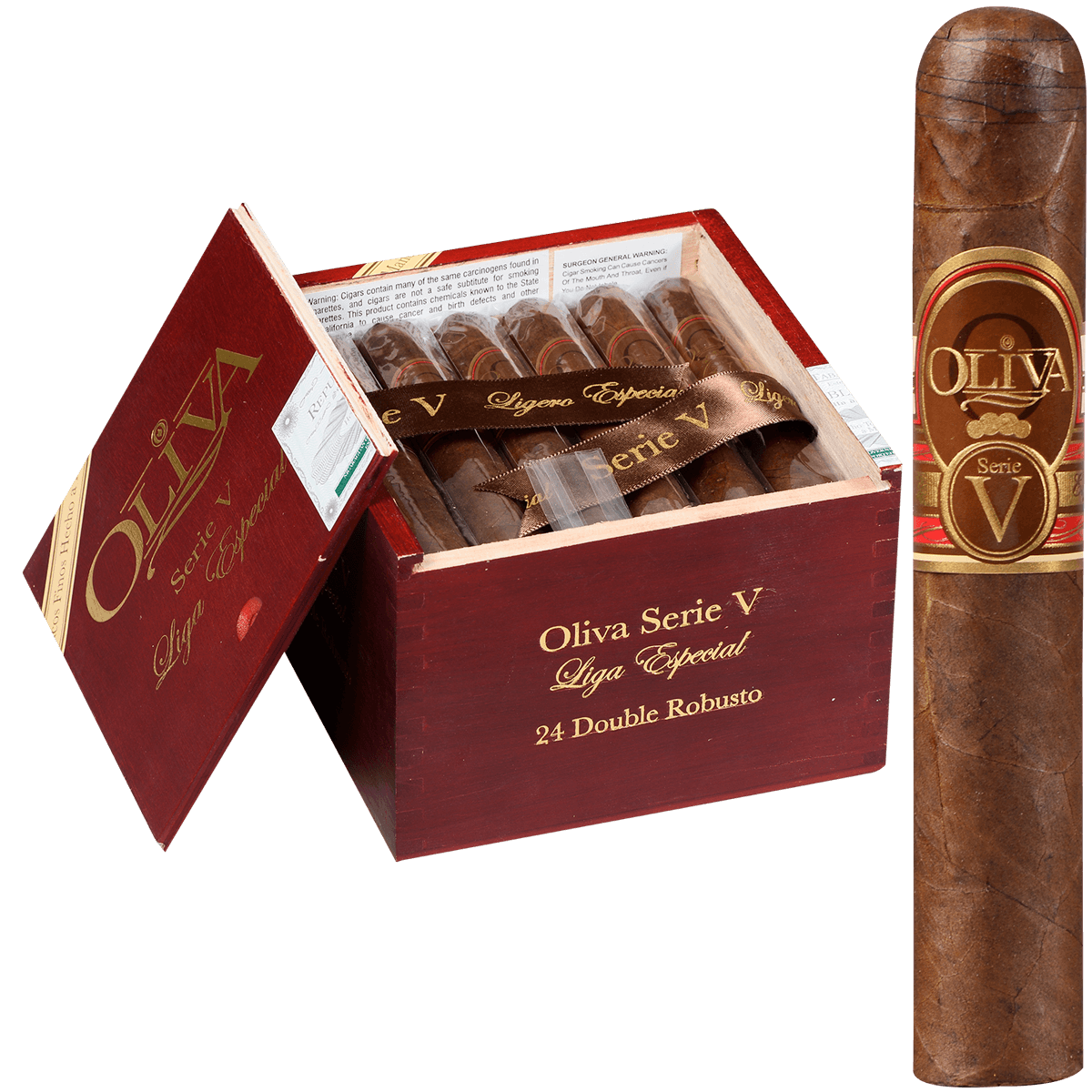 OLIVA LIGA ESPECIAL SERIE V DOUBLE ROBUSTO 24 CT. BOX 5.00X54