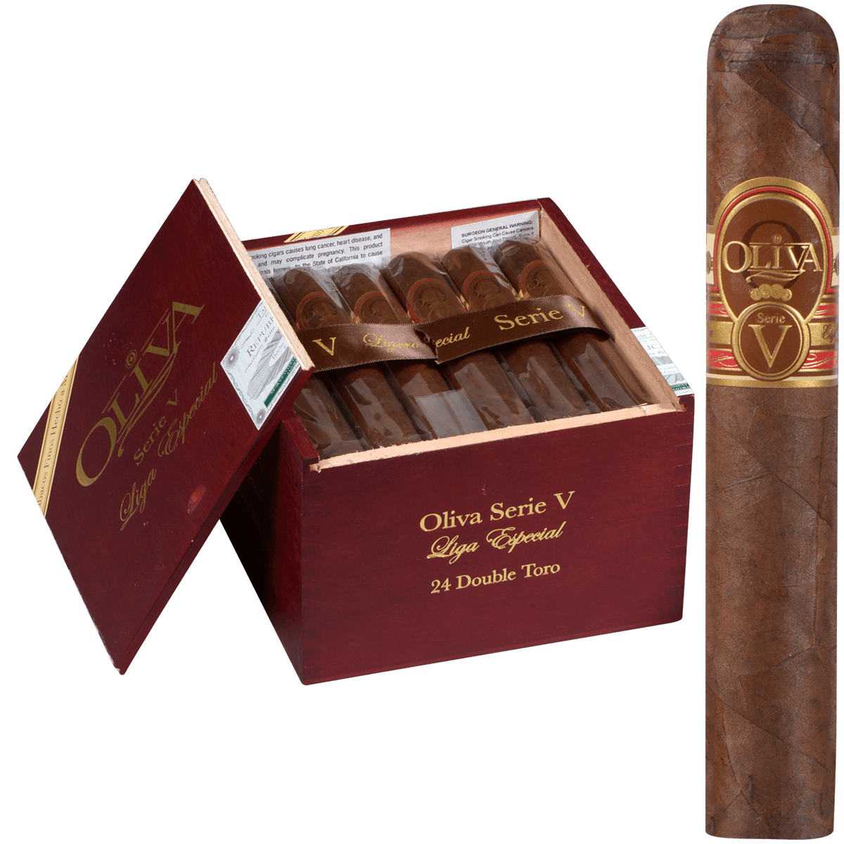 OLIVA LIGA ESPECIAL SERIE V DOUBLE TORO 24 CT. BOX 6.00X60