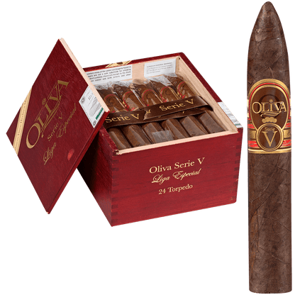 OLIVA SERIE V TORPEDO 24 CT. BOX 6.00X56