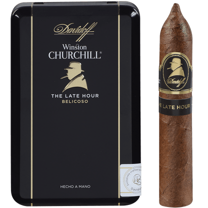 DAVIDOFF WINSTON CHURCHILL THE LATE HOUR BELICOSO 20CT 5/4 TIN 4.50X46