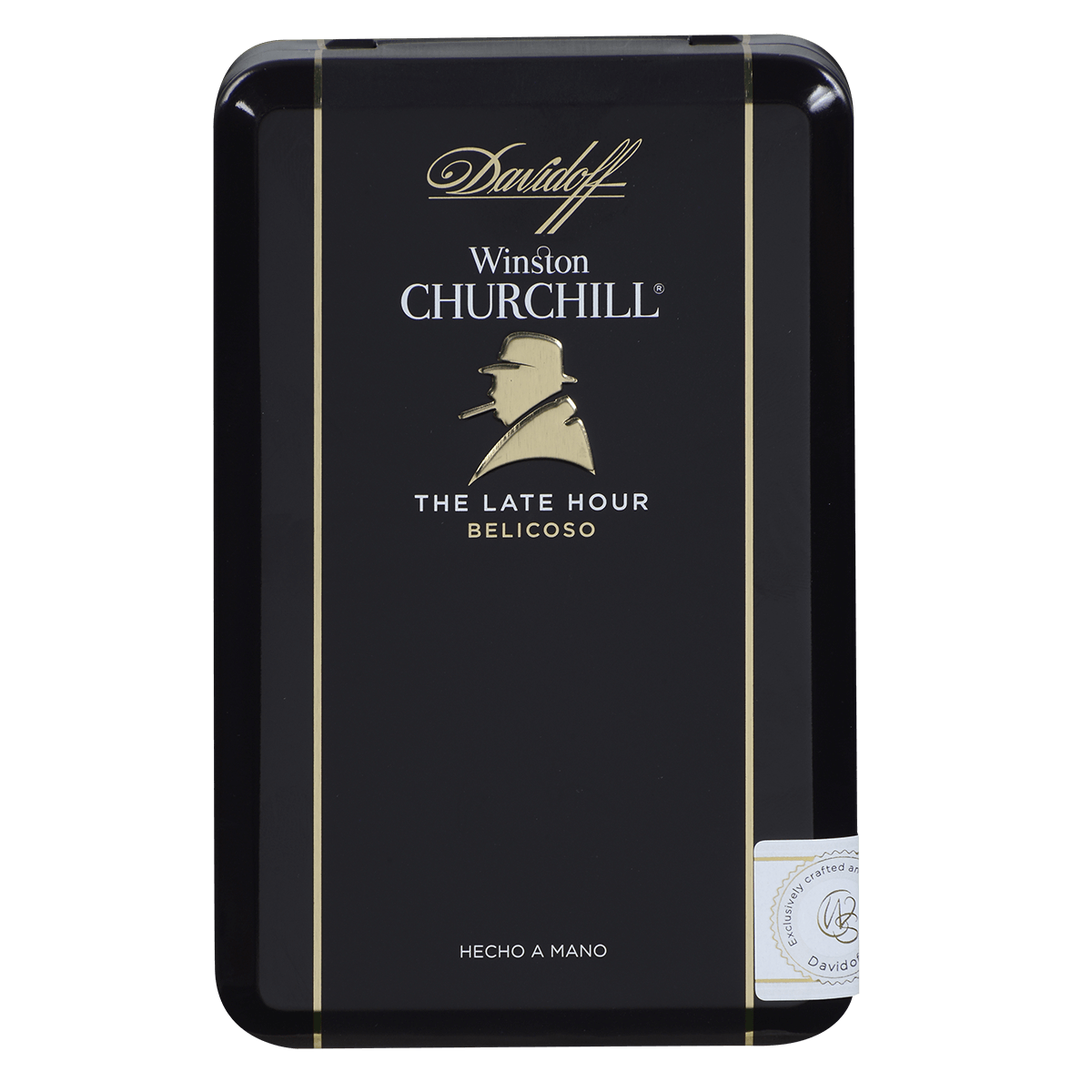DAVIDOFF WINSTON CHURCHILL THE LATE HOUR BELICOSO 20CT 5/4 TIN 4.50X46