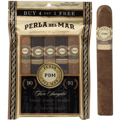 PERLA DEL MAR TORO 5 CT. SAMPLER BAG 6.24X52