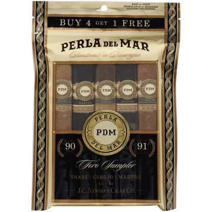 PERLA DEL MAR TORO 5 CT. SAMPLER BAG 6.24X52