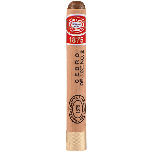 ROMEO Y JULIETA 1875 DELUXE #1 GLASS TUBES EMS 10 CT. BOX 7.00X50