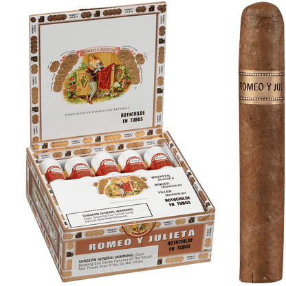 ROMEO Y JULIETA 1875 ROTHSCHILDE TUBOS EMS 10 CT. BOX 5.00X50