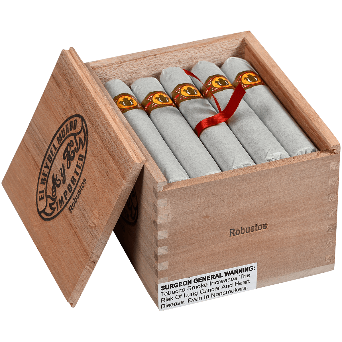 EL REY DEL MUNDO OSCURO ROBUSTO 20 CT. BOX 5.00X54