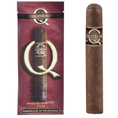 QUORUM MADURO ROBUSTO 6/1 - 6 CT. SINGLE PACK 5.00X50