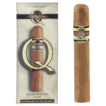QUORUM SHADE ROBUSTO 6/1 - 6 CT. SINGLE PACK 5.00X50