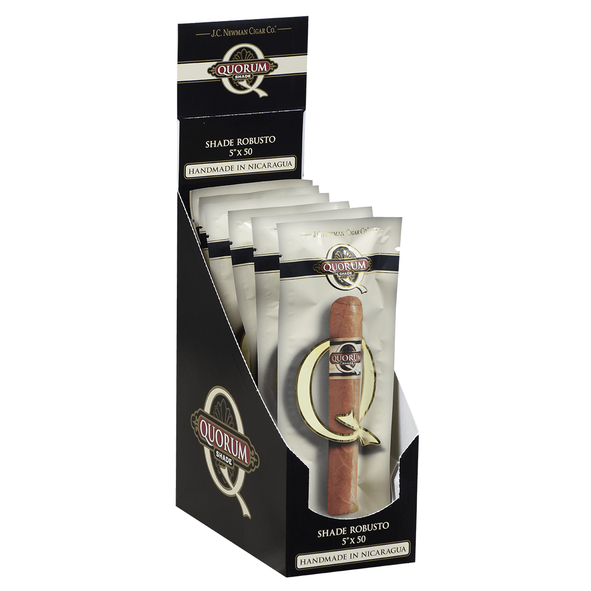 QUORUM SHADE ROBUSTO 6/1 - 6 CT. SINGLE PACK 5.00X50