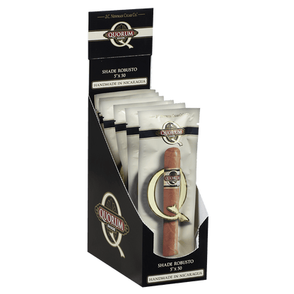 QUORUM SHADE ROBUSTO 6/1 - 6 CT. SINGLE PACK 5.00X50