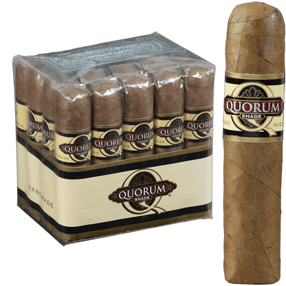 QUORUM SHADE SHORT ROBUSTO 20 CT. BUNDLE 3.50X50