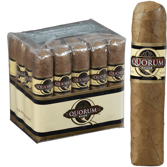 QUORUM SHADE SHORT ROBUSTO 20 CT. BUNDLE 3.50X50