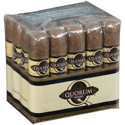 QUORUM SHADE SHORT ROBUSTO 20 CT. BUNDLE 3.50X50