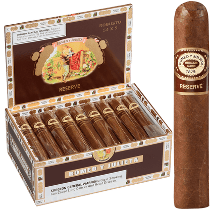 ROMEO Y JULIETA HABANA RESERVE ROBUSTO 27 CT. BOX 5.00X54