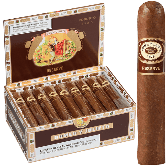 ROMEO Y JULIETA HABANA RESERVE ROBUSTO 27 CT. BOX 5.00X54