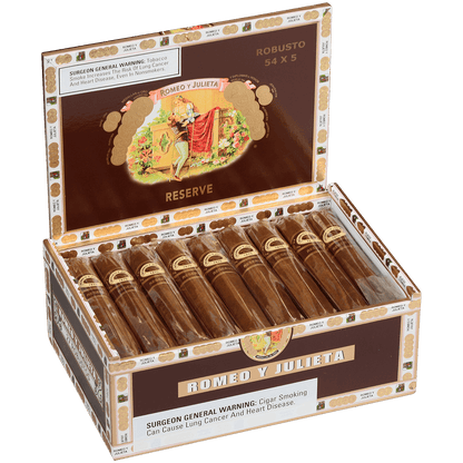 ROMEO Y JULIETA HABANA RESERVE ROBUSTO 27 CT. BOX 5.00X54