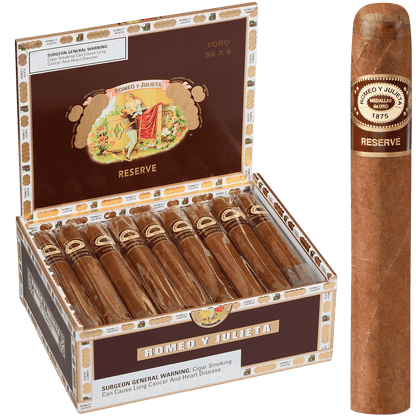 ROMEO Y JULIETA HABANA RESERVE TORO 27 CT. BOX 6.00X56