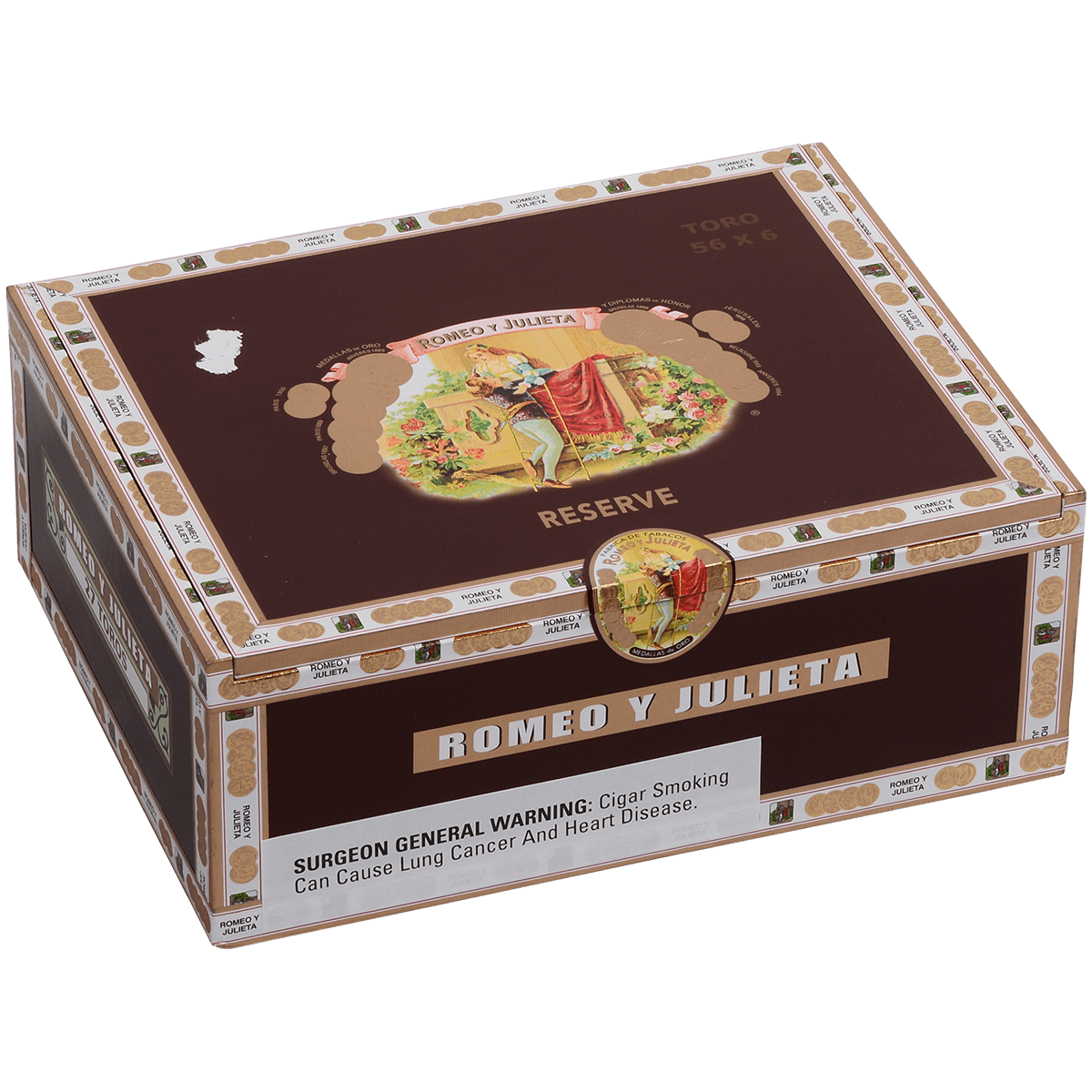 ROMEO Y JULIETA HABANA RESERVE TORO 27 CT. BOX 6.00X56