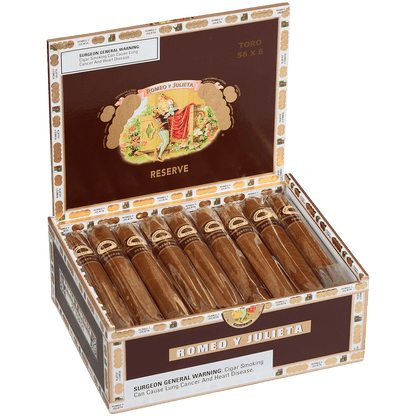ROMEO Y JULIETA HABANA RESERVE TORO 27 CT. BOX 6.00X56