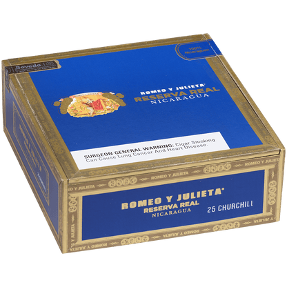 ROMEO Y JULIETA RESERVA REAL NICARAGUA CHURCHILL 25 CT. BOX 7.00X50