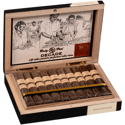 ROCKY PATEL DECADE BOX-PRESSED ROBUSTO 20 CT. BOX 5.00X50