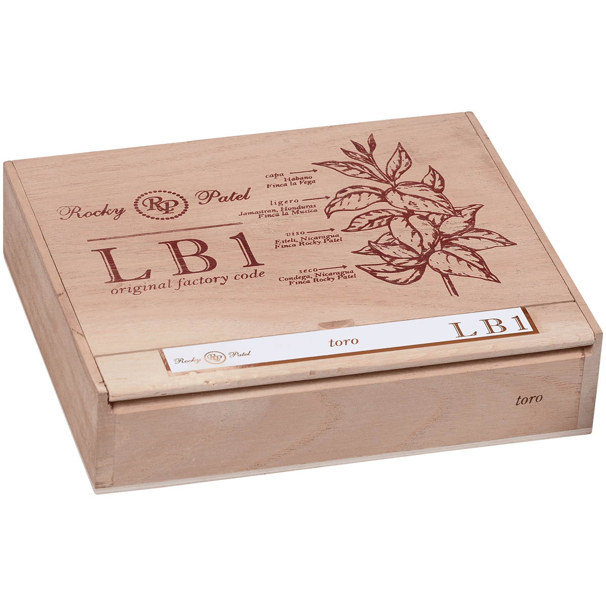 ROCKY PATEL LB1 TORO 20 CT. BOX 6.50X52