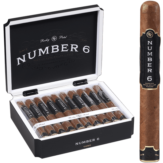 ROCKY PATEL NUMBER 6 TORO 20 CT. BOX 6.50X52