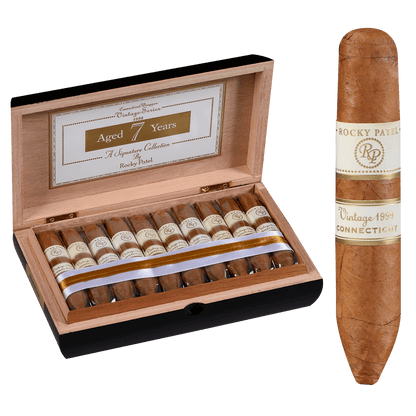 ROCKY PATEL VINTAGE 1999 CONNECTICUT PERFECTO 20 CT. BOX 4.00X48