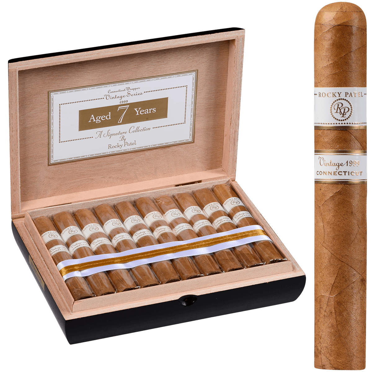 ROCKY PATEL VINTAGE 1999 CONNECTICUT ROBUSTO 20 CT. BOX 5.50X50