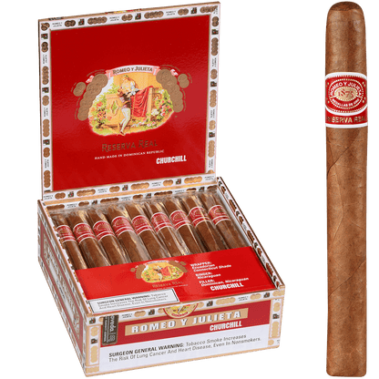 ROMEO Y JULIETA RESERVA REAL CHURCHILL 25 CT. BOX 7.00X50