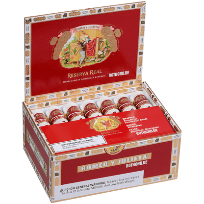 ROMEO Y JULIETA RESERVA REAL ROTHCHILDE (TUBE) 20 CT. BOX 5.00X52