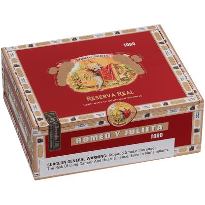 ROMEO Y JULIETA RESERVA REAL TORO 25 CT. BOX 6.00X54