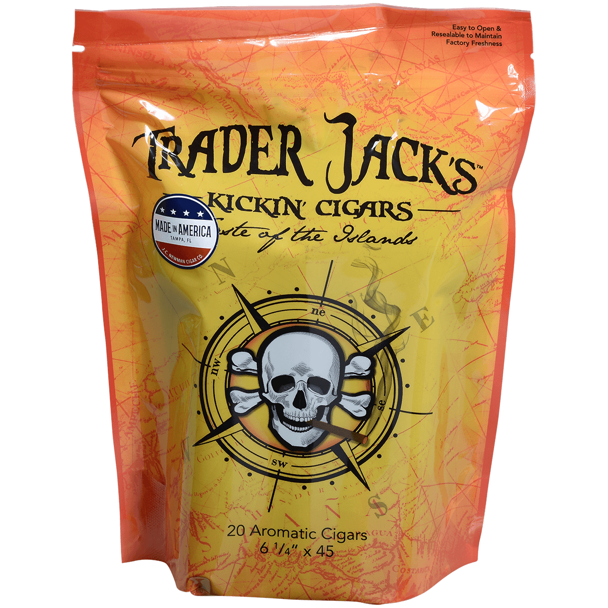 TRADER JACK'S AROMATIC 20 CT. RESEALABLE BAG 6.25X45