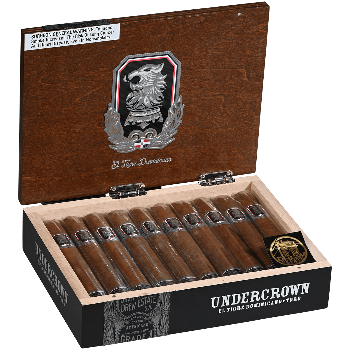UNDERCROWN EL TIGRE DOMINICANO TORO 20CT BOX 6X50